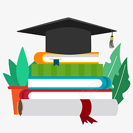 毕业季博士帽书本花盆证书绿色植物矢量图png免抠素材_88icon https://88icon.com 一堆书本 毕业证书 知识博士 绿色植物 博士帽 学士帽 毕业季 毕业证 书本 知识 花盆