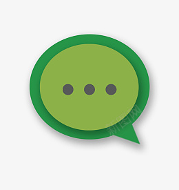 绿色圆形对话框标签矢量图png免抠素材_88icon https://88icon.com 绿色 对话框 标签 贴图
