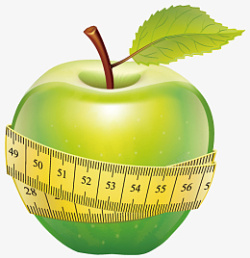 苹果青苹果尺寸素材
