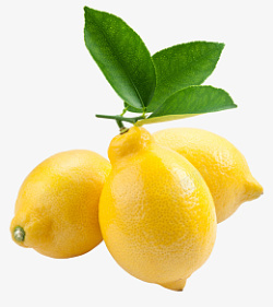 柠檬三个柠檬素材
