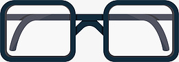 简约镜框免抠图标png免抠素材_88icon https://88icon.com 矢量图案 扁平化 卡通有趣 眼镜框 眼镜 实用