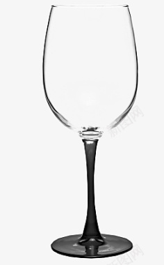 酒瓶酒杯透明高脚玻璃杯图标