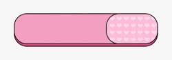对话框标签标题栏粉色气泡素材