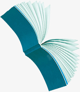 风科技风书本矢量元素蓝色图标