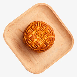 蛋黄月饼中秋节素材