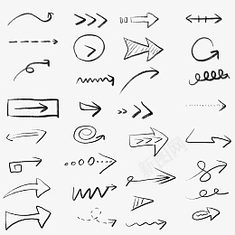 箭头符号涂鸦手绘箭头png免抠素材_88icon https://88icon.com 箭头 符号 涂鸦 手绘箭头