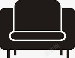 绿色椅子png沙发图标椅子简约图标简约沙发图标