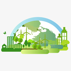 环境保护绿化地球素材