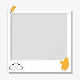 手绘卡通边框照片框png免抠素材_88icon https://88icon.com 淡紫色相框 照片背景墙 卡通边框 照片展示 照片框 相片框 折纸 相册 边框 框