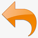 箭头橙色撤销humano2png免抠素材_88icon https://88icon.com arrow 箭头 orange 橙色 undo 撤销