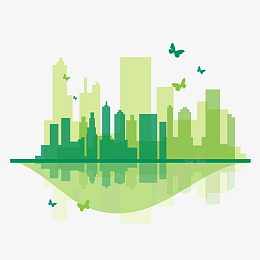 绿色生态城市建设png免抠素材_88icon https://88icon.com 城市建设 生态环保 绿色城市 绿色生态 新能源