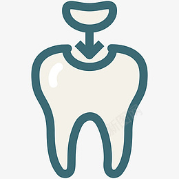 健康牙齿素材图标