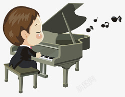 钢琴音琴版钢琴培训钢琴培训班素材