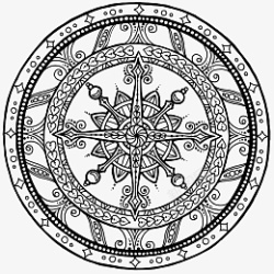 圆形转盘创意画素材