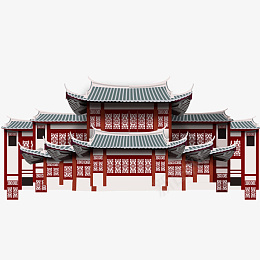 中国风古风建筑宫殿素材png免抠素材_88icon https://88icon.com 中国风 宫殿 屋檐 墙檐