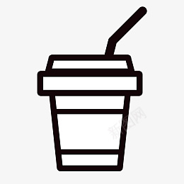 夏日饮料饮料咖啡果汁酒水茶图标