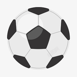 卡通手绘足球免抠图素材
