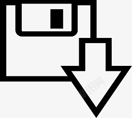 存储文件标志png免抠素材_88icon https://88icon.com 存储 黑色 下载 标志