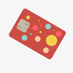 扁平化简约信用卡银行卡会员卡卡片素材