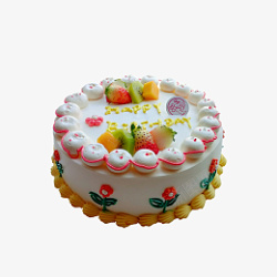生日蛋糕奶油蛋糕水果蛋糕素材
