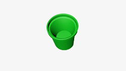 绿色环保的垃圾桶素材