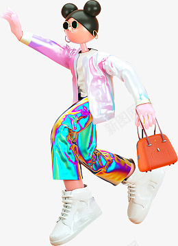 C4D人物女性逛街png免抠素材_88icon https://88icon.com C4D 人物 女性 逛街 购物