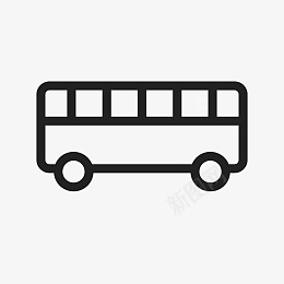 扁平化公交车png免抠素材_88icon https://88icon.com UI图标 h5图标 手机图标 界面UI 网页UI 巴士