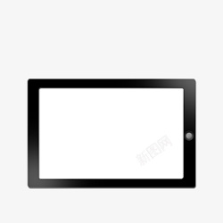 黑色平板电脑IPAD平板电脑高清图片