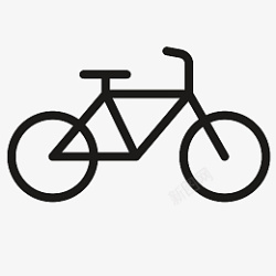 交通工具单车图标免抠图素材