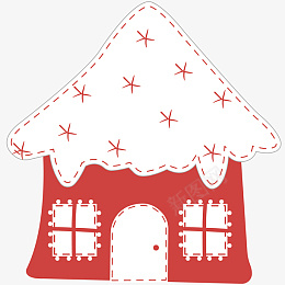 可爱卡通圣诞节屋子png免抠素材_88icon https://88icon.com 可爱 卡通 圣诞节 屋子