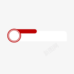 红白创意几何扁平化形状标题免费下载png免抠素材_88icon https://88icon.com 几何形状 创意设计 信息框 对话框 标题框 圆形 环形 白色 红色