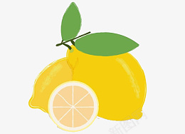 水果手绘可爱柠檬png免抠素材_88icon https://88icon.com 水果 手绘 可爱 柠檬