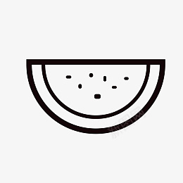 西瓜瓜水果生鲜图标