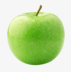 味色一个绿色美味的苹果高清图片