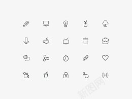 线型iconpng免抠素材_88icon https://88icon.com 线型 icon 简单