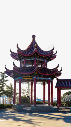 中国风古建筑凉亭楼素材