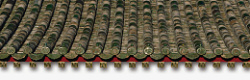 中国风古建筑屋檐琉璃瓦素材