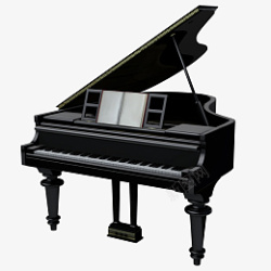 钢琴3D模型素材