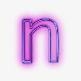蓝紫色效果字母npng免抠素材_88icon https://88icon.com 字母效果 字母 字母表 alphabet