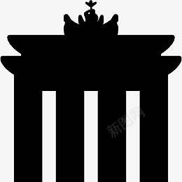 北欧文化文化勃兰登堡门图标图标