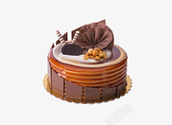 独一无二的巧克力水果生日蛋糕独特高清图片