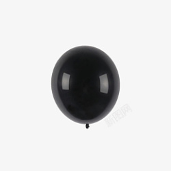 黑色气球派对节日素材