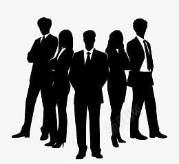 职场人物剪影png免抠素材_88icon https://88icon.com 上班 人物 人群 剪影 合作 商人 商务 小人 群体 黑色 人