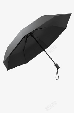 黑色全自动晴雨伞素材