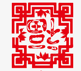 虎年红色剪纸风喜庆新年福气png免抠素材_88icon https://88icon.com 虎年 红色剪纸风 喜庆 新年 福气