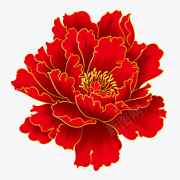 花红色花花元素花素材ai免抠素材_88icon https://88icon.com 花 红色花 花元素 花素材