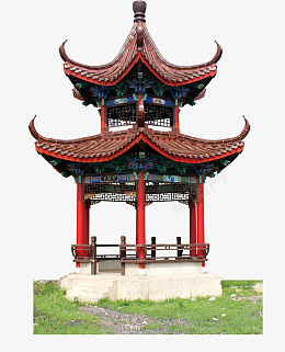 中国风凉亭楼阁角楼png免抠素材_88icon https://88icon.com 古风 古建筑 凉亭 楼阁