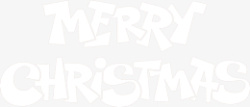 圣诞节圣诞快乐英文字体设计素材