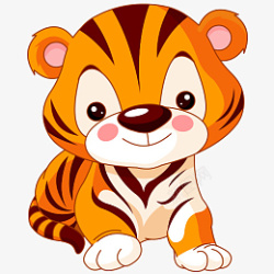 老虎剪贴画tiger素材