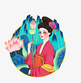 潮年古代人物国潮风新年png免抠素材_88icon https://88icon.com 潮年 古代人物 国潮风 新年